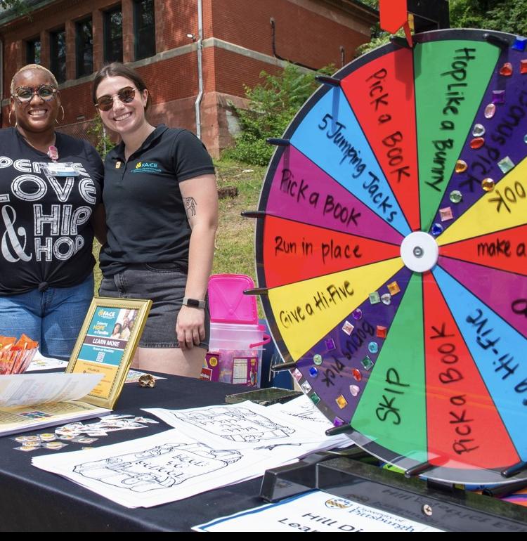 community partners at the hill cec block party in fall 2023